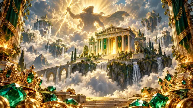 Gates of Olympus – chrám v oblakoch, drahokamy a koruny